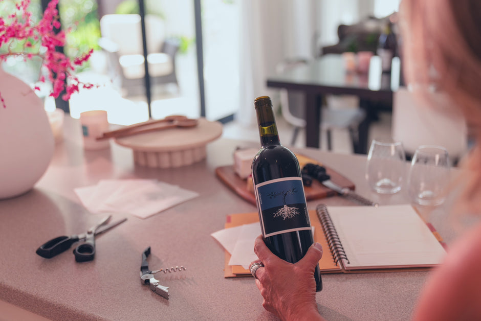 Video - How to Remove Wine Bottle Labels using Treasured Wine - Wine Bottle Label Removers - Shows four easy steps, place label remover over wine label, rub surface, peel label remover away from wine label, removes printed portion from bottle, place into wine journal, wine menu, wine card or cellar journal